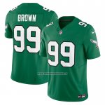 Camiseta NFL Limited Philadelphia Eagles Jerome Brown Alterno Vapor F.U.S.E. Verde