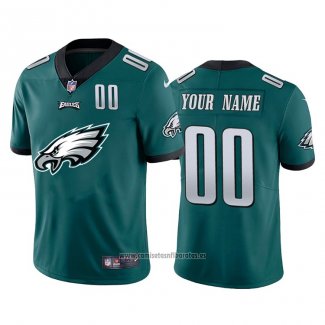 Camiseta NFL Limited Philadelphia Eagles Personalizada Big Logo Number Verde