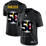 Camiseta NFL Limited Pittsburgh Steelers Shazier Logo Dual Overlap Negro