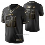 Camiseta NFL Limited San Diego Chargers Thomas Davis Sr Golden Edition Negro