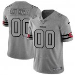 Camiseta NFL Limited San Francisco 49ers Personalizada Team Logo Gridiron Gris