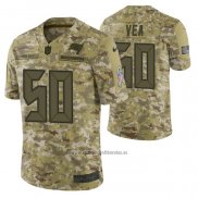 Camiseta NFL Limited Tampa Bay Buccaneers 50 Vita Vea 2018 Salute To Service Camuflaje