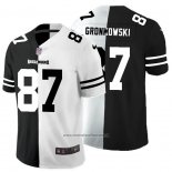 Camiseta NFL Limited Tampa Bay Buccaneers Gronkowski Black White Split