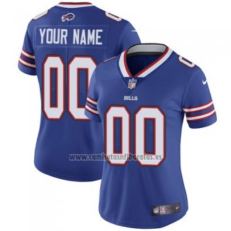 Camiseta NFL Mujer Buffalo Bills Personalizada Azul