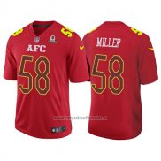 Camiseta NFL Pro Bowl AFC Miller 2017 Rojo