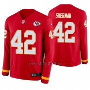 Camiseta NFL Therma Manga Larga Kansas City Chiefs Anthony Sherman Rojo