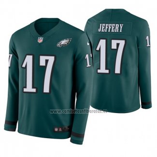 Camiseta NFL Therma Manga Larga Philadelphia Eagles Alshon Jeffery Verde