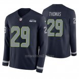 Camiseta NFL Therma Manga Larga Seattle Seahawks Earl Thomas Azul