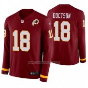 Camiseta NFL Therma Manga Larga Washington Commanders Josh Doctson Rojo