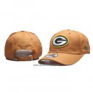 Gorra Green Bay Packers Adjustable New Era 9TWENTY Marron