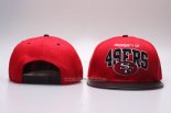 Gorra San Francisco 49ers Snapbacks Rojo Negro