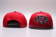 Gorra San Francisco 49ers Snapbacks Rojo Negro