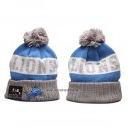 Gorro Beanie Detroit Lions Azul Gris