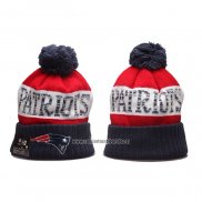 Gorro Beanie New England Patriots Gris Blanco Rojo