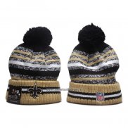 Gorro Beanie New Orleans Saints Negro Oro