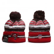 Gorro Beanie Tampa Bay Buccaneers Marron Rojo