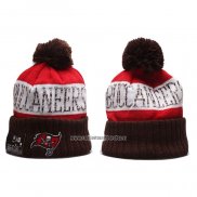 Gorro Beanie Tampa Bay Buccaneers Rojo Blanco Marron