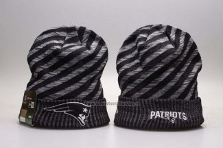Gorro New England Patriots Negro Gris