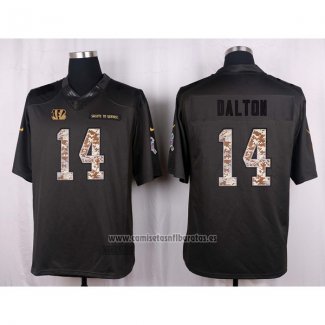 Camiseta NFL Anthracite Cincinnati Bengals Dalton Apagado Salute To Service Gris