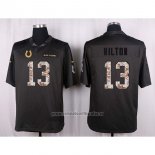 Camiseta NFL Anthracite Indianapolis Colts Hilton 2016 Salute To Service