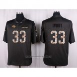 Camiseta NFL Anthracite Jacksonville Jaguars Ivory 2016 Salute To Service