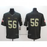 Camiseta NFL Anthracite San Francisco 49ers 56 Foster Negro