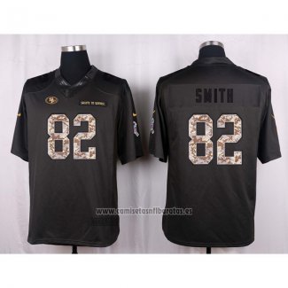 Camiseta NFL Anthracite San Francisco 49ers Smith 2016 Salute To Service