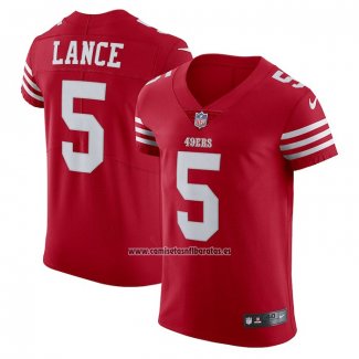 Camiseta NFL Elite San Francisco 49ers Trey Lance Vapor Untouchable Rojo