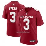 Camiseta NFL Game Arizona Cardinals Budda Baker 3 Rojo