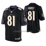 Camiseta NFL Game Baltimore Ravens Hayden Hurst Negro