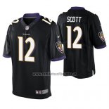 Camiseta NFL Game Baltimore Ravens Jaleel Scott Negro