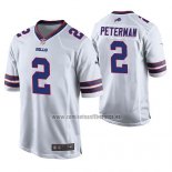 Camiseta NFL Game Buffalo Bills Nathan Peterman Blanco