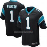 Camiseta NFL Game Carolina Panthers Newton Negro