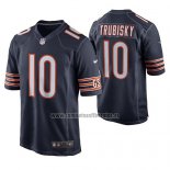 Camiseta NFL Game Chicago Bears Mitch Trubisky Navy