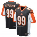 Camiseta NFL Game Cincinnati Bengals Christian Covington Negro