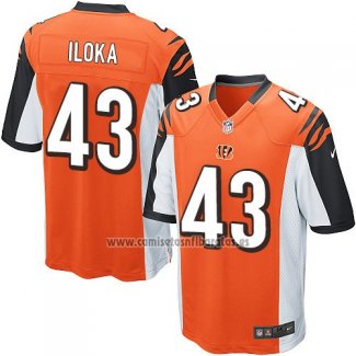 Camiseta NFL Game Cincinnati Bengals Iloka Naranja