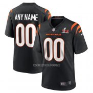 Camiseta NFL Game Cincinnati Bengals Personalizada Super Bowl LVI Negro