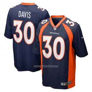 Camiseta NFL Game Denver Broncos Terrell Davis Retired Azul