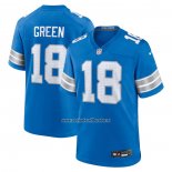 Camiseta NFL Game Detroit Lions Antoine Green Azul Blanco