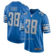 Camiseta NFL Game Detroit Lions Mike Ford Azul