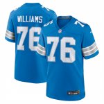 Camiseta NFL Game Detroit Lions Raequan Williams Azul