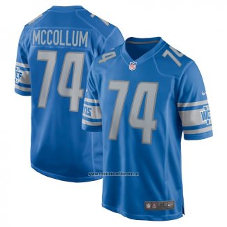 Camiseta NFL Game Detroit Lions Ryan Mccollum Azul