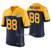 Camiseta NFL Game Green Bay Packers Ty Montgomery 100th Anniversary Azul