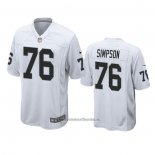 Camiseta NFL Game Las Vegas Raiders John Simpson Blanco