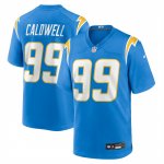 Camiseta NFL Game Los Angeles Chargers Jamaree Caldwell Azul