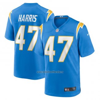 Camiseta NFL Game Los Angeles Chargers Josh Harris Azul