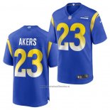 Camiseta NFL Game Los Angeles Rams Cam Akers 2020 Azul