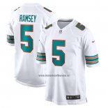Camiseta NFL Game Miami Dolphins Jalen Ramsey Alterno Blanco
