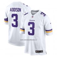 Camiseta NFL Game Minnesota Vikings Jordan Addison Segunda Blanco