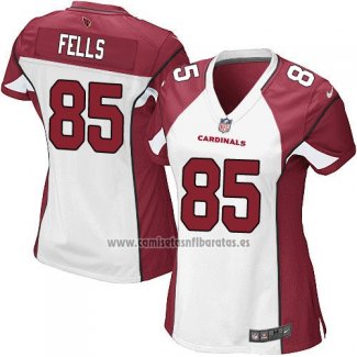 Camiseta NFL Game Mujer Arizona Cardinals Fells Blanco Rojo